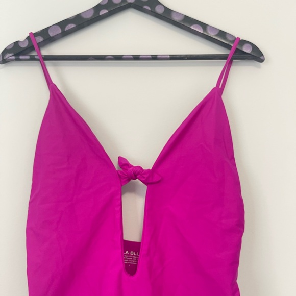 Aila Blue Midnight In Paris One Piece Pink Swimsuit Size Large - Picture 5 of 12